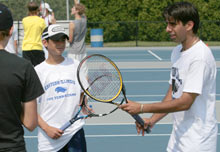 Co-ed tennis camp comes to close 