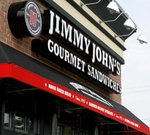 Jimmy John's opens with ceremony 