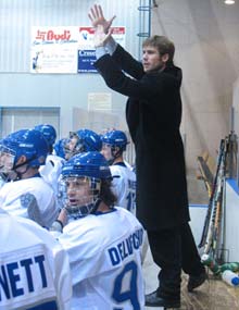 New coach welcomed by hockey team 