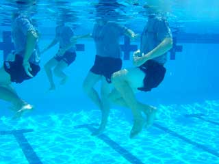 ROTC cadets test the water 