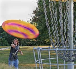 New disc golf course open 