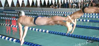 Panthers split home dual meet 