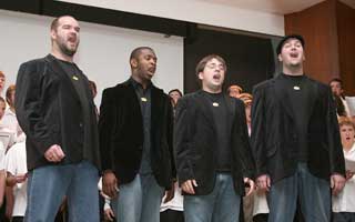 Barbershop music fills ballroom 