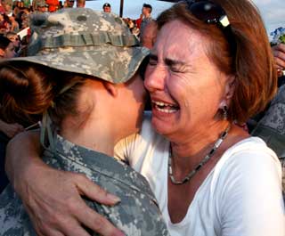 'My daddy is home from Iraq' 