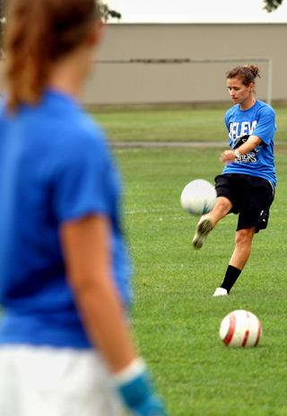 Combine shot arises for women's soccer assistant coach 