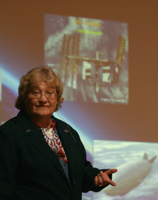 NASA physicist speaks about careers for women in science and mathematics 