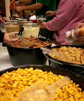 Students feed on Finals Feast 