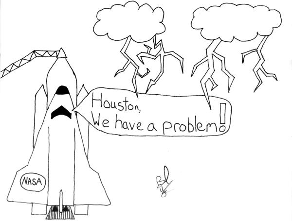 Editorial Cartoon: Houston, we have a problem 