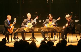 Quartet delights audience through decades of music 