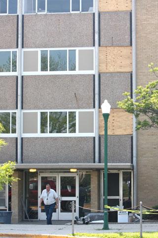 Residence halls' repairs started 