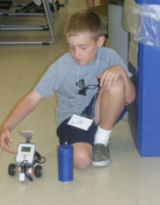 Robotics camp teaches children 