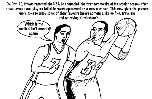 Cartoon: Ballers on break