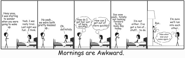 Cartoon: Morning has broken