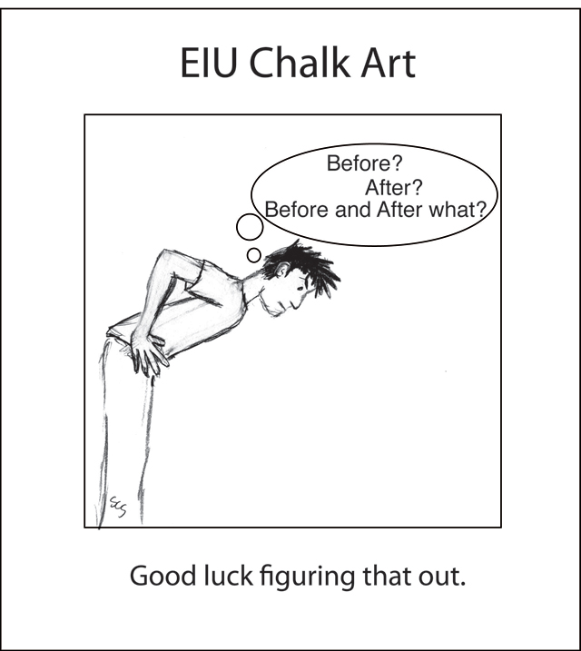 Cartoon: Chalk art