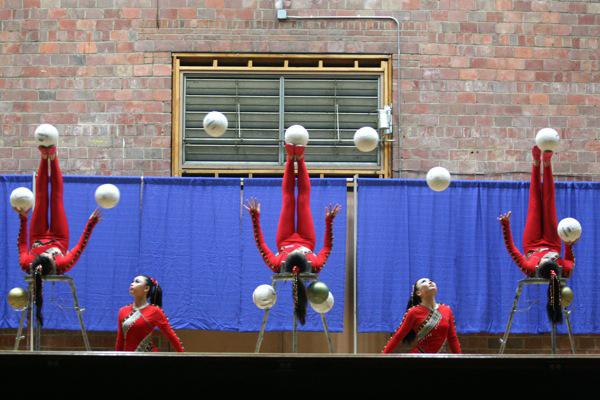 Chinese acrobats return for Family Weekend