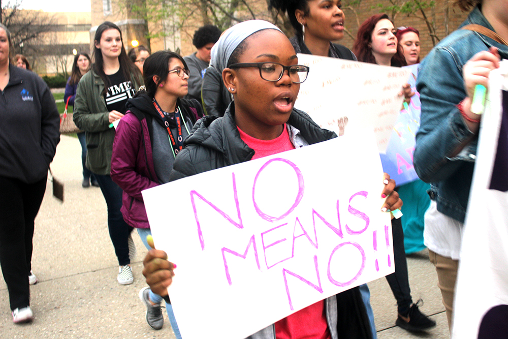 Students march against sexual violence at ‘Take Back the Night’ – The ...