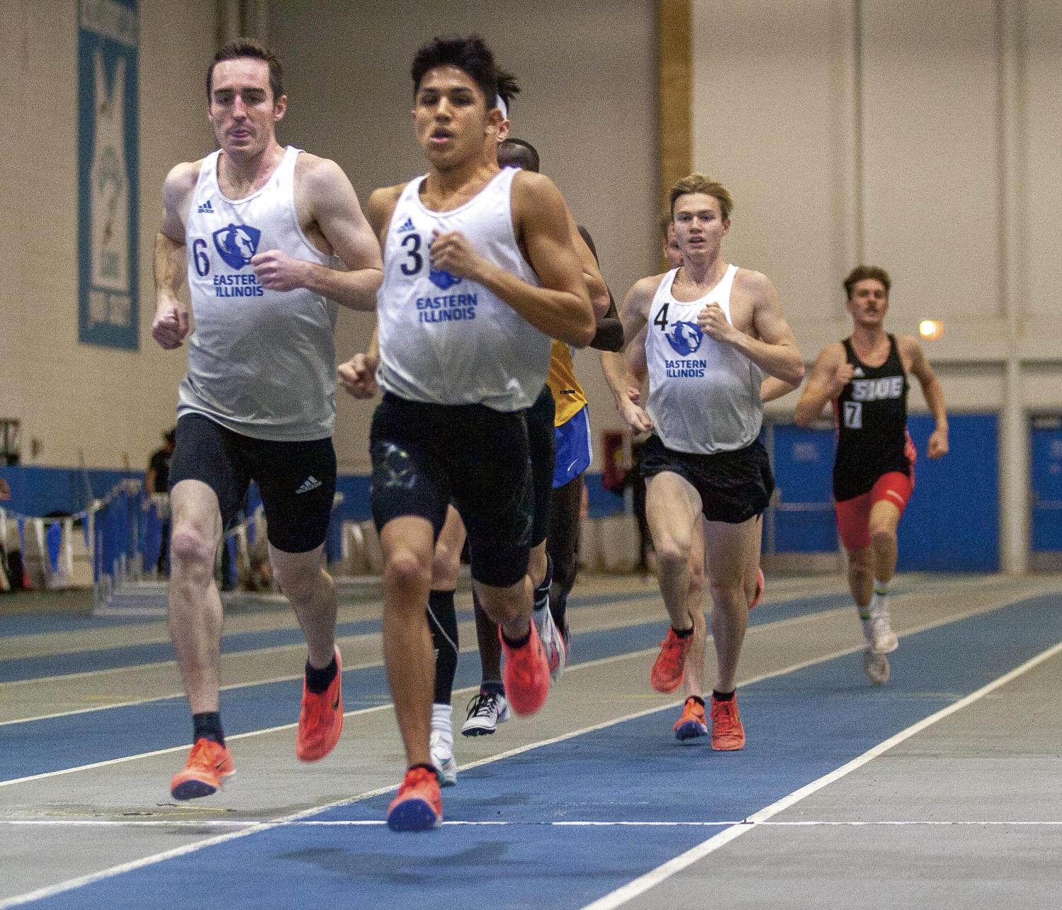 EIU men’s track team takes first at OVC Indoor Track & Field