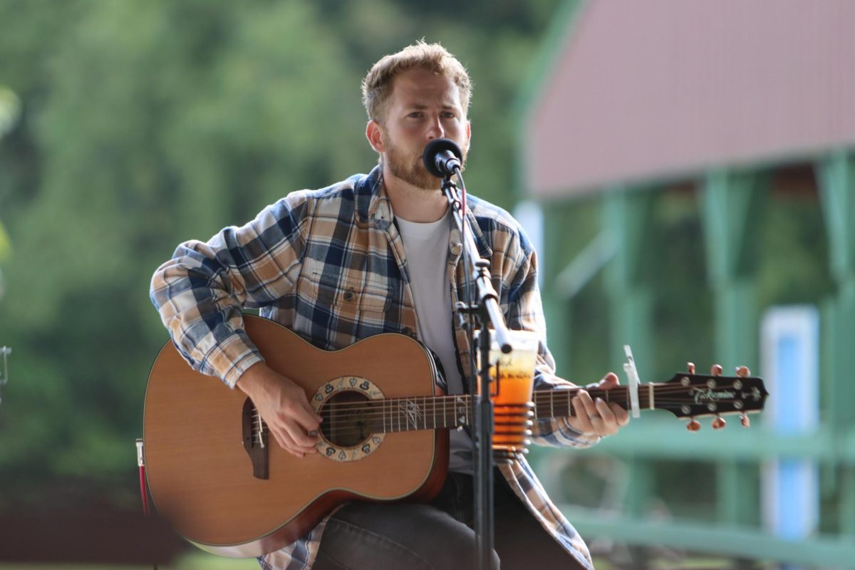 Jake of Jake & Mikayla perform at Camp New Hope's 50th Anniversary recreational experience for special needs.