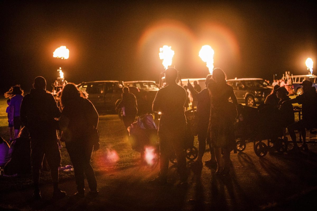 Shelbyville held their Ballonfest at Shelbyville's airport on Saturday, Oct. 12, 2024. People came to watch the balloon pilots light up their burners. They shut down a strip of the airport's runway for the balloons to have room and to keep everyone safe from the fire.