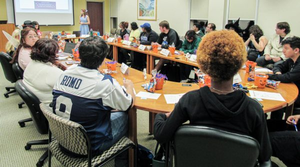 The student senate held its weekly meeting on Wednesday in the Witters Conference Room in Booth Library.