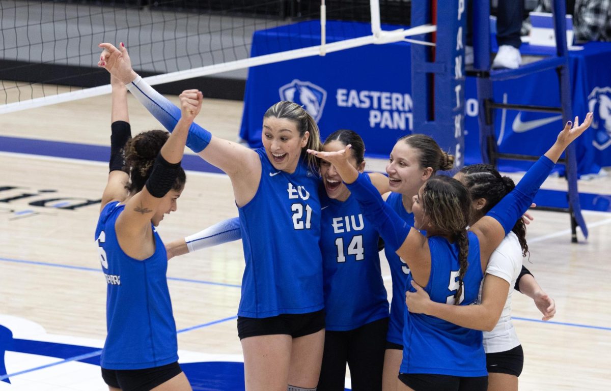 EIU volleyball wins first conference game