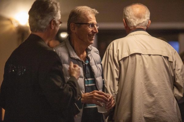 Coles County Board District 6 Republican candidate Tom Royal won 77.54% over Democrat candidate Doug Fagan who had 22.46% of the votes. Royal celebrates with at the Coles County Republican watch party at the Mattoon Country Club on Election Day Tuesday evening.