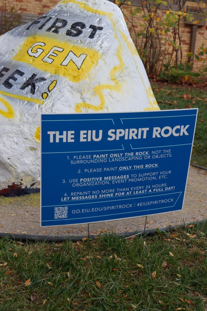 Post Election Day this year, the spirit rock was spray-painted with (not pictured) "MAGA 47" overnight. This painting was against the rock's policy. The policy states that paining must be scheduled ahead of time and not used to campaign anything. 