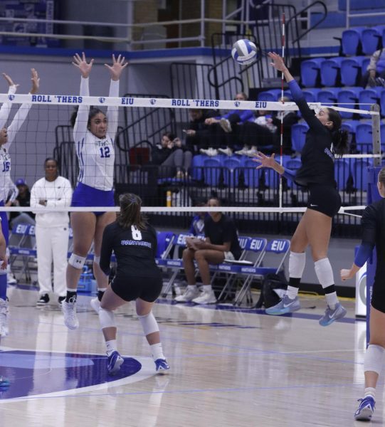 Eastern Illinois Volleyball team won 3-1 the game against Tennessee  State at the Groniger Arena on the Eastern Illinois University campus, Nov 20,2024. Charleston ILL.