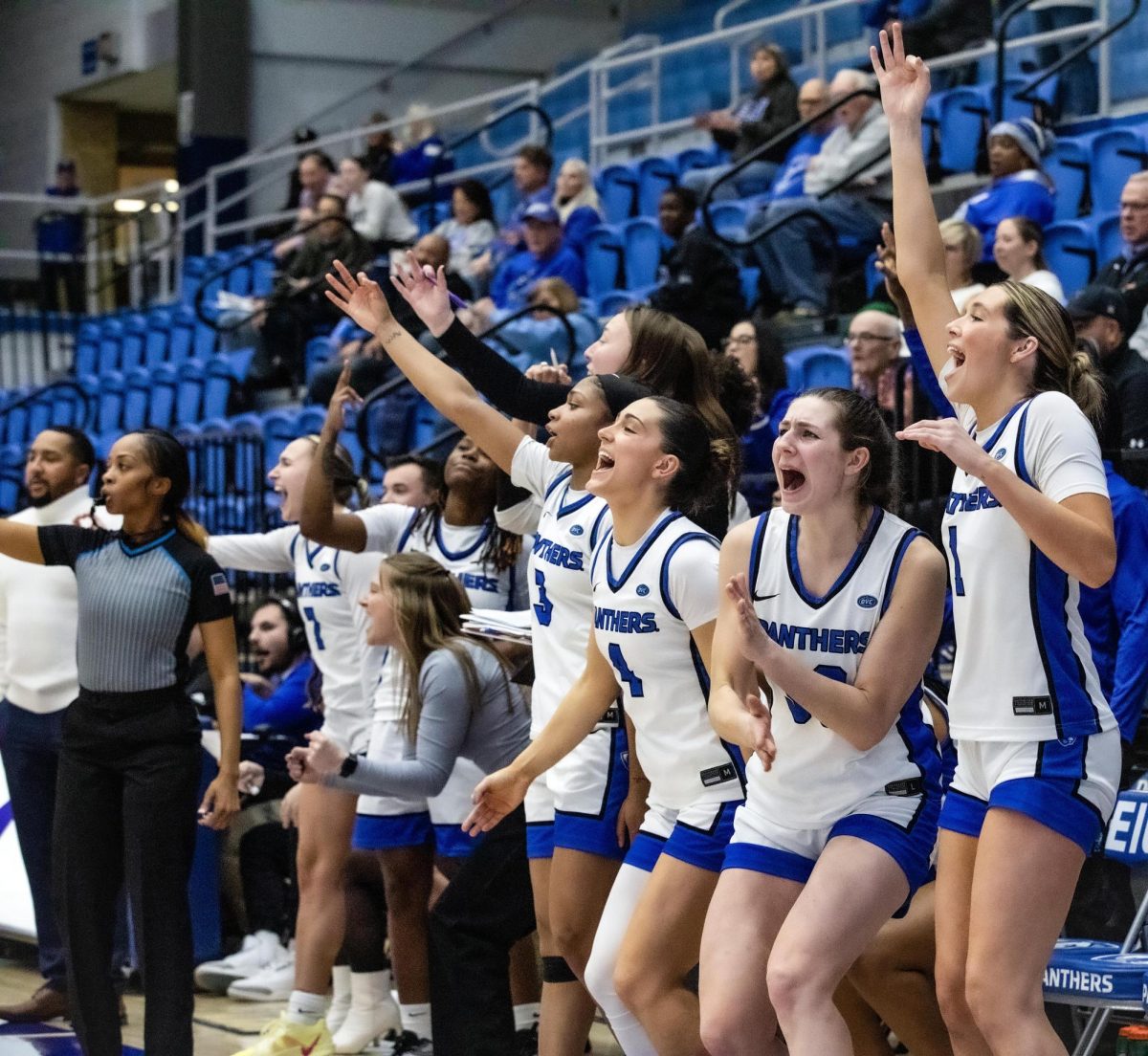 Eastern Illinois University women's basketball team made history Thursday night scoring 100 points for the first time since 2018. EIU played against Morehead state at Groniger Arena Jan. 23.