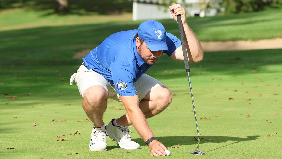 Junior Cole Jaworski, business administration major, was the lowest scorer for the Panthers in two of their four tournaments in fall, averaging 74.3 strokes per 18 holes.