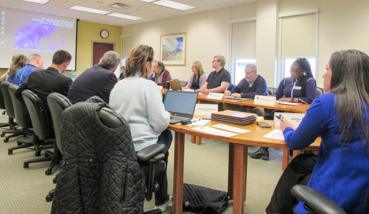 EIU president Jay Gatrell called a meeting of higher ups in the Witter's conference room on Friday.