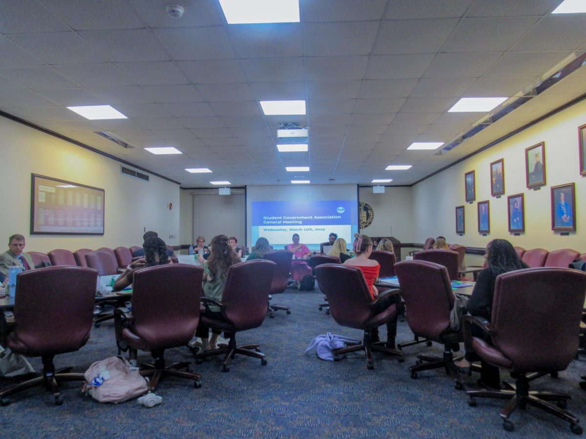 The EIU student senate held its weekly meeting and discussed fee changes in the 1895 room of the Martin Luther King Jr student union on Wednesday.