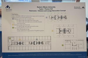 Eastern Illinois University will be renovating Thomas and Taylor Hall’s bathrooms and lounge areas in the future.