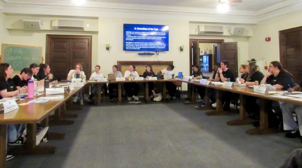 The EIU student senate announced the election results for positions for the 2025-2026 year at it's weekly meeting in Pemberton hall on Wednesday.